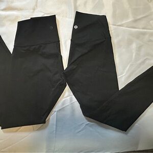 lululemon athletica Jet Black Leggings